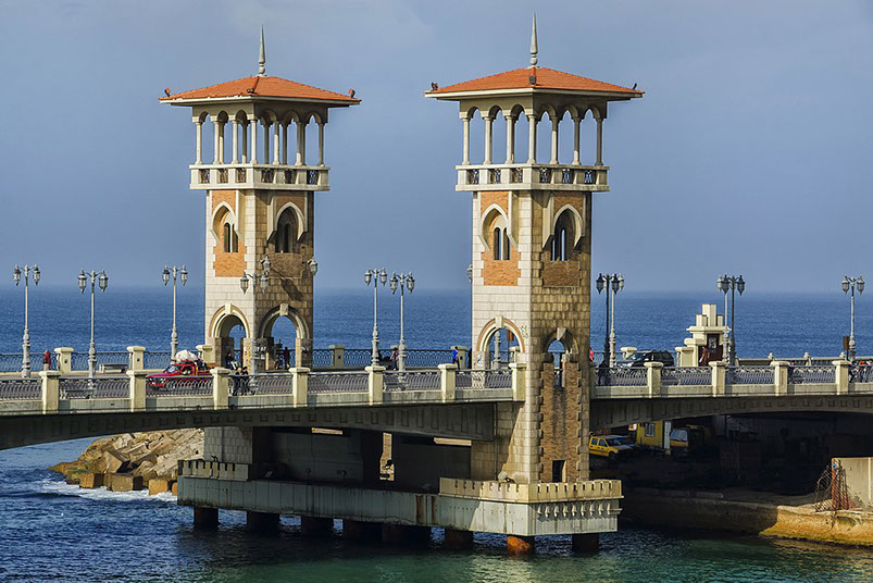 Image of the irresistable Stanly Bridge in Alexandria City of Egypt