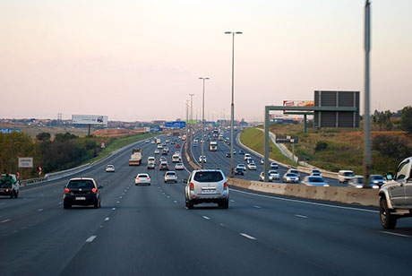 Use road to access Johannesburg through the M1 Highway from the neighbouring Cities and towns