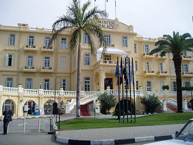 Image of the Winter Palace Hotel in Luxor, Egypt