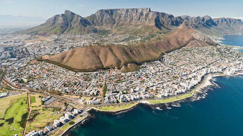 Table Mountain is home to Cape town city in South Africa, one of the best places to visit in Africa