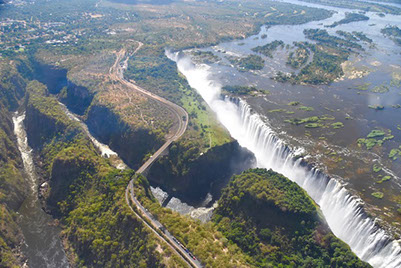 One of Africa's seven wonders, is the Victoria Falls
