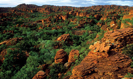 An image of beautiful landscape plateaus in Waterberg Plateau Park, Namibia