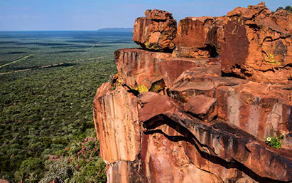 Waterberg Plateau Park, a destination kept for rare animal species and beautiful plateaus in Africa (Namibia)