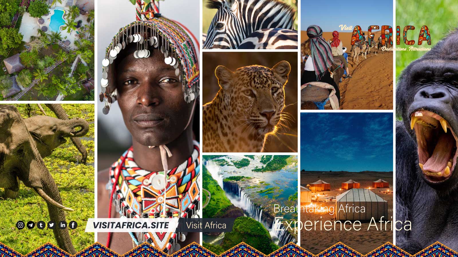 Visit Africa > Ultimate Tourism and Travel Guide Destination brand