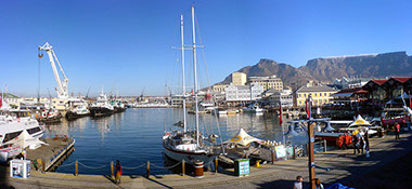 Image of the Victoria & Aalfred Waterfront in Cape Town, South Africa