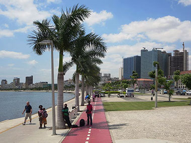 Luanda Marginal Promenade in Luanda City, Angola
