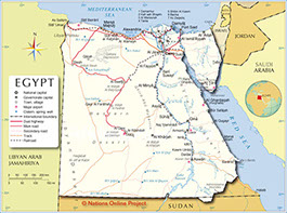 The Map of Egypt