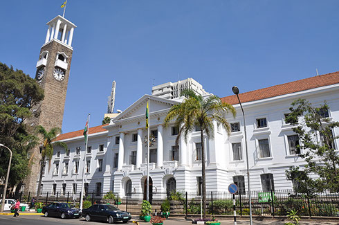 Nairobi City Hall Building in Nairobi City, Kenya