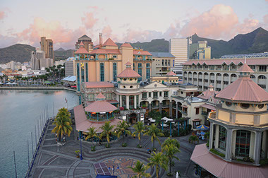 Caudan Waterfront in Port Louis City, Mauritius