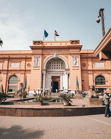 Image of the world famous Museum of Egypt found in Cairo city
