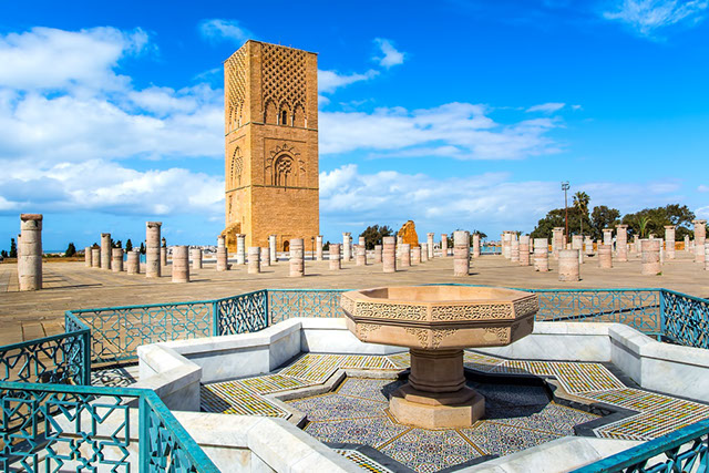 Exquisite mausoleum of the current king’s grandfather, the father of Moroccan independence.