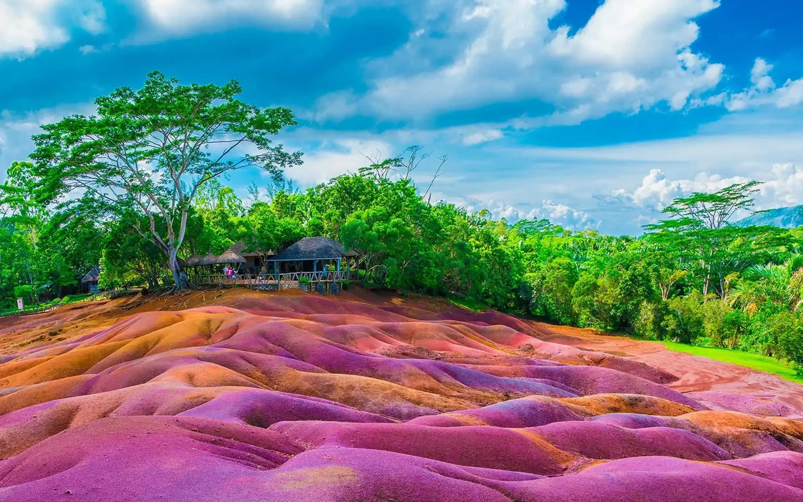 Chamarel Plain and Seven Colored Earths