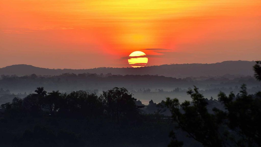 Sunrise in Fort Portal